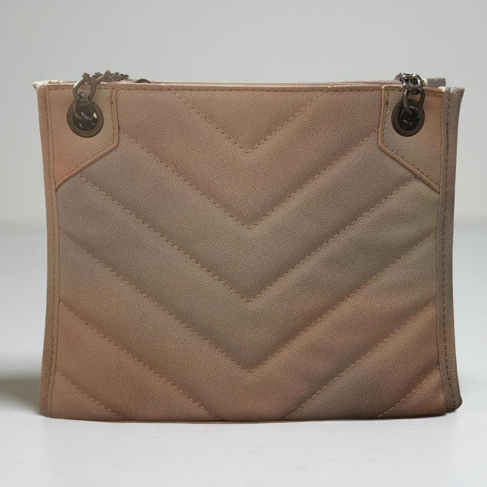 Chevron Shoulder Bag | Pink & Gray Gradient - Picture 4 of 10
